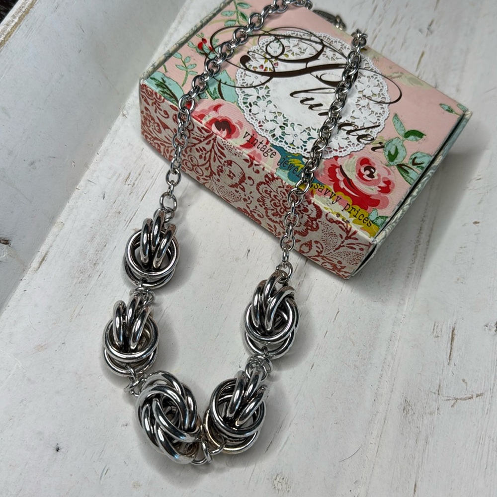 Plunder Design Silver Vintage Necklace‎